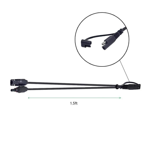 ACOPOWER Solar Panel Connector-SAE Adapter