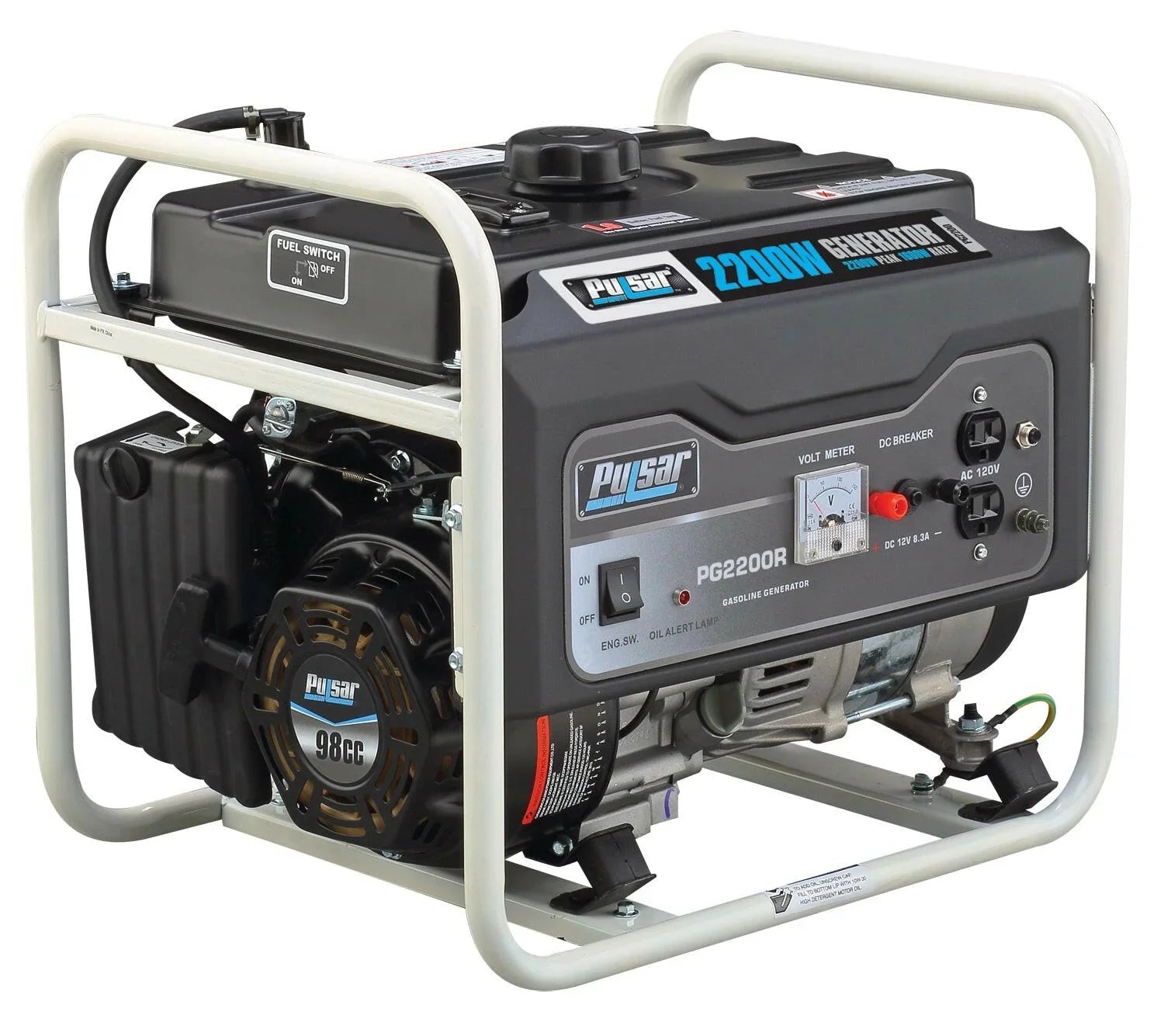 Pulsar Products 2,200-watt Gasoline-powered Portable Generator